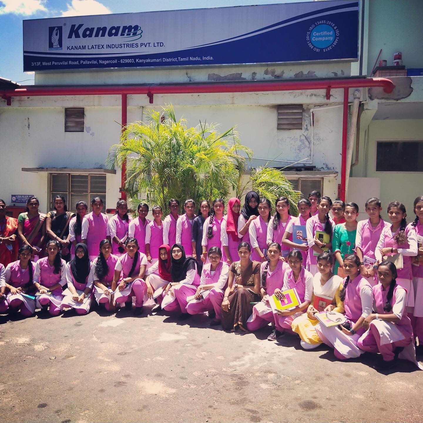 Industrial Visit to Kanam Latex, Nagercoil